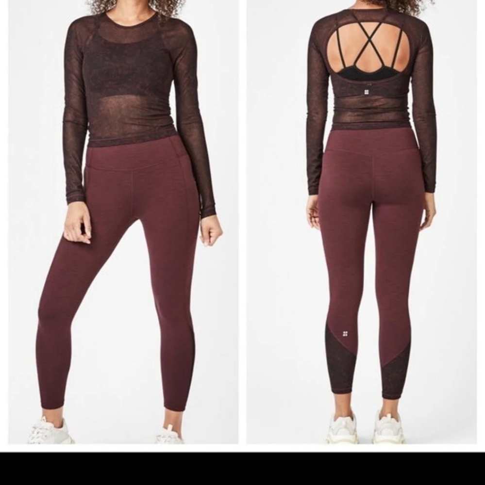 Sweaty Betty Mesh Crop Top (M but slim fit)